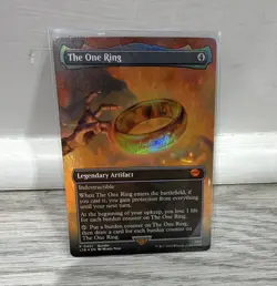 MTG Magic the Gathering The One Ring LOTR Foil Borderless - Image 1