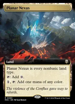 Planar Nexus X1 EXTENDED ART RIPPLE-NM/M- Commander: Modern Horizons 3 - Image 1