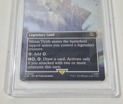2023 MTG THE LORD OF THE RINGS: TALES OF MIDDLE-EARTH SCENE MINAS TIRITH PSA 10 - Image 3