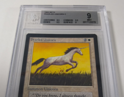 BGS 9 MINT Beta Pearled Unicorn MTG NM Magic the Gathering Old School Vintage - Image 2