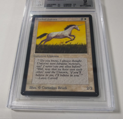 BGS 9 MINT Beta Pearled Unicorn MTG NM Magic the Gathering Old School Vintage - Image 3