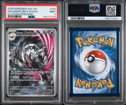 2026 Pokemon Asc En-Ascended Heroes #245 Galarian Obstagoon IR PSA 9 - Image 3