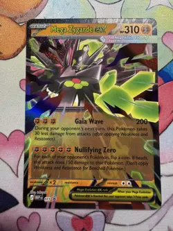 Mega Zygarde ex 071 Holo Promo ME: Mega Evolution Promo Pokemon Holo Near Mint - Image 1