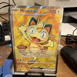 Meowth ex - 107/088 - Scarlet & Violet - Ultra Rare Full Art Holo 170 HP - Image 1
