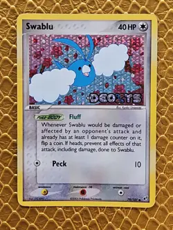 Pokemon Swablu 79/107 Deoxys Reverse Holo - Image 1