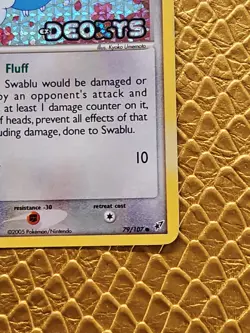 Pokemon Swablu 79/107 Deoxys Reverse Holo - Image 4