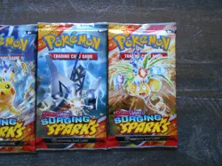 5x Pokemon Surging Sparks Booster Pack Bundle Box Lot Of Sealed Packs Unsearched - Image 3