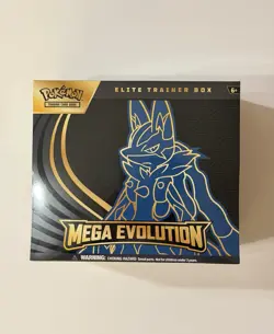 Pokemon TCG Mega Evolution Lucario Elite Trainer Box ETB New Sealed - Image 1