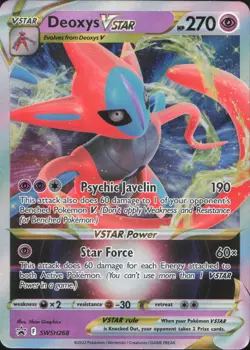 Deoxys VSTAR SWSH268 Holo Promo Sword & Shield Promo Pokemon Near Mint - Image 1