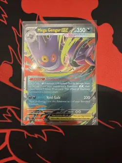 Mega Gengar Ex 56/94 - Pokemon: Phantasmal Flames - Double Rare Holo - NM - Image 1
