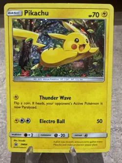 Pokemon Pikachu Promo SM04 General Mills Cereal Cosmos Holo Pokemon TCG 2016 LP - Image 1