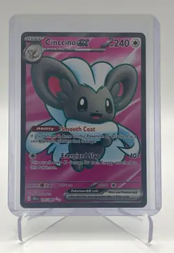 Cinccino ex 105/086 Holo Ultra Rare Full Art - Pokemon TCG Chaos Rising - NM - Image 1