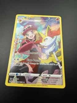 Braixen TG01/TG30 Full Art Trainer Gallery Pokemon 2022 Silver Tempest NM - Image 4