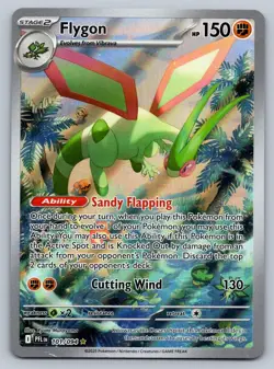 Flygon 101/094 Illustration Rare Phantasmal Flames Pokemon Near Mint - Image 1