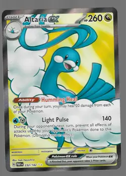 2023 Pokemon Paradox Rift Full Art - 232/182 Altaria EX HOLO - Image 1