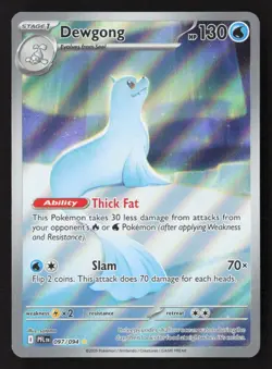 Dewgong Illustration Rare Holo PFL 097/094 NM Pokemon TCG - Image 1