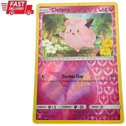 Clefairy 132/214 NM Common Reverse Holo Unbroken Bonds 2019 Pokemon TCG - Image 1