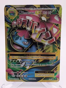 💥 Pokemon TCG M Venusaur EX #100/108 Evolutions 2016 Ultra Rare Full Art Holo - Image 1
