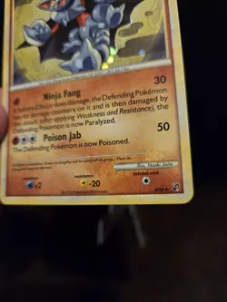 Pokemon TCG Gliscor 4/90 Holo Rare HGSS Undaunted 🌟Holo Bleed🌟 - Image 5