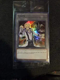 Token: Jack & Red Dragon Archfiend TKN5-EN043 Blazing Dominion Unlimited Sealed - Image 1