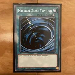 YuGiOh Mystical Space Typhoon LEHD-ENB23 1st Edition Common Short Print Konami - Image 1