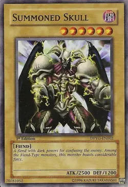 Damaged, English Yu Gi Oh Summoned Skull - DPYG-EN002 - Super Rare - Unlimited E - Image 1