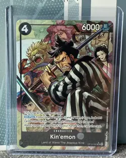 One Piece Kin'emon (Alternate Art) OP16-082 The Time of Battle Foil - Image 1