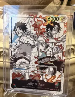 Bandai Luffy & Ace Leader ST30-001 Starter Deck Ex (GOD DECK) Opened Box Great! - Image 2