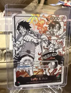 Bandai Luffy & Ace Leader ST30-001 Starter Deck Ex (GOD DECK) Opened Box Great! - Image 3