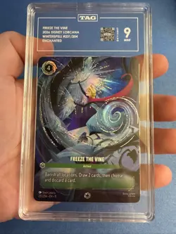Freeze The Vine 231/204 Enchanted 2026 Disney Lorcana Winterspell TAG 9 Mint - Image 3