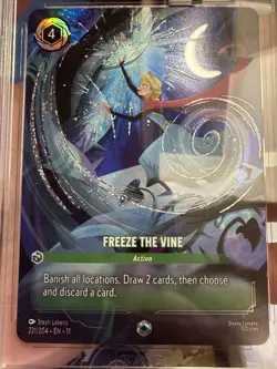 Freeze The Vine 231/204 Enchanted 2026 Disney Lorcana Winterspell TAG 9 Mint - Image 4