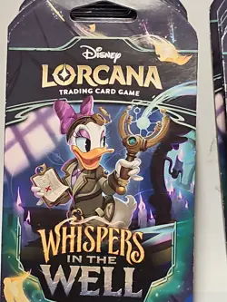 Disney Lorcana Whispers In The Well Sleeved Booster Packs Lot Of 25 New Sealed - Image 4