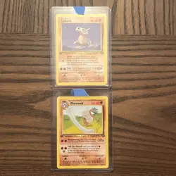 Pokemon TCG Base Jungle Marowak 1st Edition 39/64 Cubone 50/64 NM - Image 3