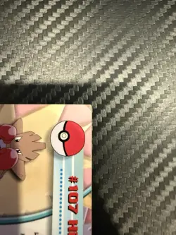 2000 Pokemon Topps Chrome HITMONCHAN #107 Base BC - Image 3