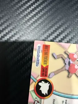 2000 Pokemon Topps Chrome HITMONCHAN #107 Base BC - Image 4