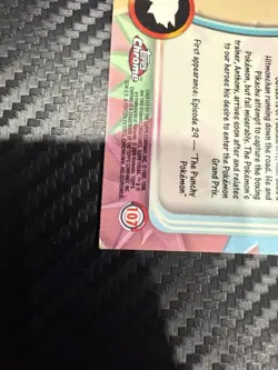 2000 Pokemon Topps Chrome HITMONCHAN #107 Base BC - Image 5