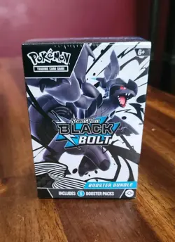 BRAND NEW Pokemon Scarlet and Violet SV10.5 Black Bolt Booster Bundle SEALED - Image 1