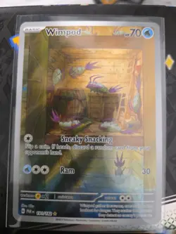 Pokemon TCG Wimpod 191/182 Illustration Rare, Paradox Rift - Image 1