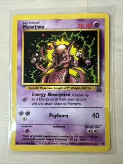 Pokemon TCG Mewtwo Wizards Black Star Promos 14 Regular Promo 1st Edition Promo - Image 1
