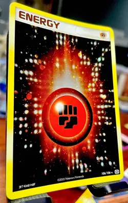 🔥 2005 Pokemon Fighting Energy Holo Rare - TWO SWIRLS - Emerald 106/106 LP 🔥 - Image 4