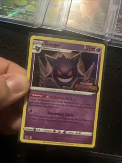 Gengar SWSH241 - Lost Origin Stamped Prerelease Promo Sword & Shield Pokemon TCG - Image 1