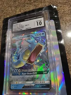 PROMO💧 Gyarados GX *CGC 10 2019 Pokemon Hidden Fates Black Star SM212 Perfect - Image 4