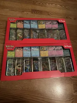 Pokemon Prismatic Evolutions 8 Mini Tins 2 pack Costco Bundle IN HAND - Image 1