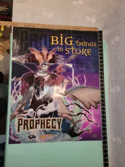 Magic The Gathering Prophecy Promo Store Display Poster MTG - Image 1