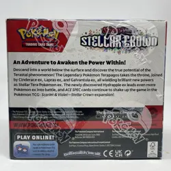 Pokemon TCG Stellar Crown Booster Box Factory Sealed English 36 Packs - Image 3