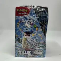 Pokemon TCG Stellar Crown Booster Box Factory Sealed English 36 Packs - Image 4