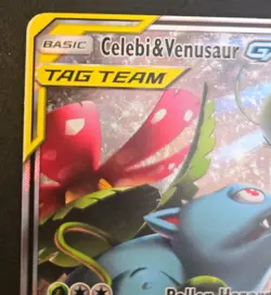Pokemon Celebi & Venusaur GX SM167 SM Promo TAG TEAM - Image 2