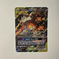 Reshiram & Charizard GX TAG TEAM Promo SM201 Holo HP 270 English Pokemon Card - Image 1