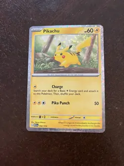 Pikachu 2025 McDonald’s Promo #002/015 Holo Foil Pokemon Card TCG - Image 1
