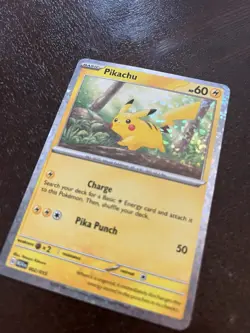 Pikachu 2025 McDonald’s Promo #002/015 Holo Foil Pokemon Card TCG - Image 3